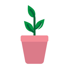 Plant Vector Flat Icon Design
