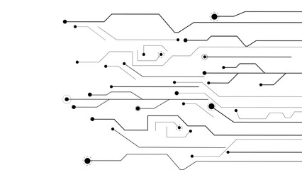 Vector High-tech technology texture circuit board texture. Abstract background electronic printed circuit board, with dot and connection line.