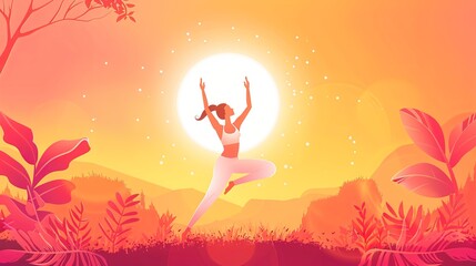 Surya Namaskar, also known as sun salutation, is a series of morning yoga exercises.