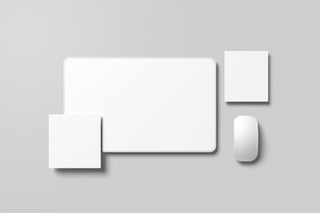 Minimalist UI Page Screen Mockup for showcasing your design to clients