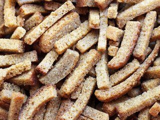 Delicious rye crackers, crispy snack