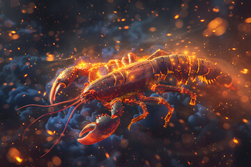 Intricate image of Scorpio zodiac sign, highlighting its mystic symbols and astrological significance in vibrant colors.