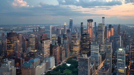 Naklejka premium city