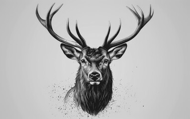 "Elegant Deer Watercolor Illustration with Transparent Background"
Graphic, watercolor, drawing, painting, design, logo, deer on white and transparent background.