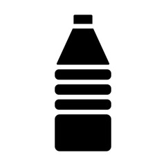 Plastic Bottle Vector Glyph Icon Design