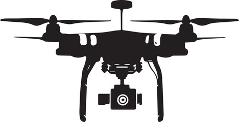 hand drawn vector illustration of an Drone
