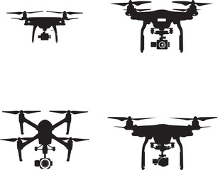 hand drawn vector illustration of an Drone