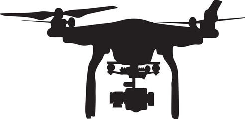 hand drawn vector illustration of an Drone
