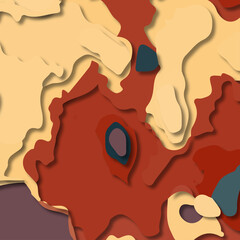 Abstract background with cut-out paper effect for design.