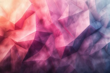Naklejka premium Abstract geometric background with glowing blue squares in a mosaic pattern evokes a futuristic tech vibe