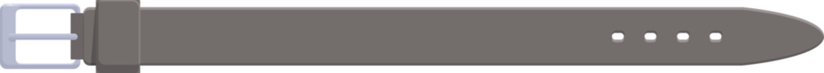 Obraz premium Simple and elegant classic leather belt with a metal buckle, perfect for adding a touch of style to any outfit