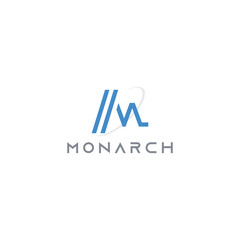 Letter M, Programing Technology Logo Design