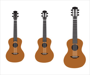 Ukelele & Guitar Vector