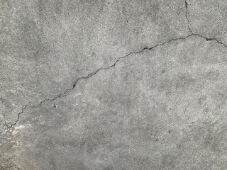 Gray grunge cement wall texture with crack, background for web site or mobile devices