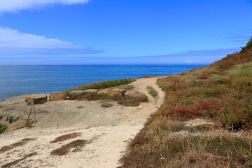 Paisagens e vistas  da Costa marítima portuguesa com as suas praias e ambiente marítimo
