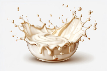 Splash of milk or cream, cut out