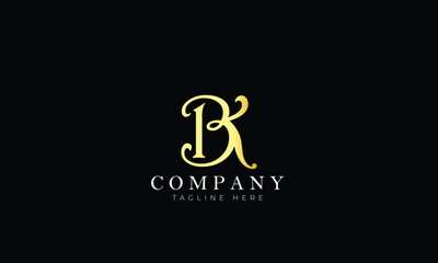 BK logo, Branding logo, Clothing logo, Letter logo