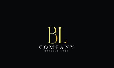 BL logo, Branding logo, Clothing logo, Letter logo
