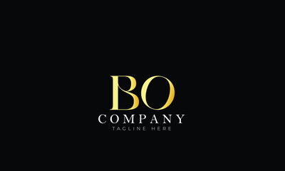 BO logo, Branding logo, Clothing logo, Letter logo