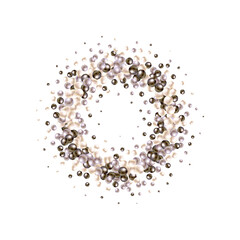 Pastel bright and colorful plastic balls background texture. Colorful background, pastel color background or wall paper. Beautiful pastel background images. Round photo frame. eps 10