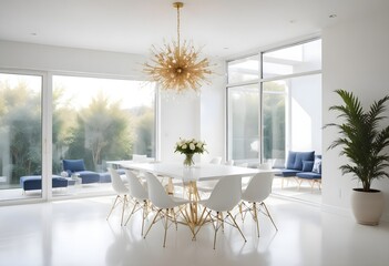 Bright and Simple Dining Room