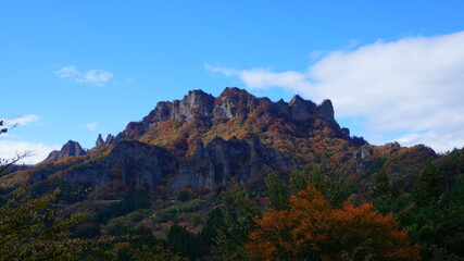 紅葉の妙義山