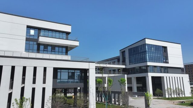 view of teaching building in campus