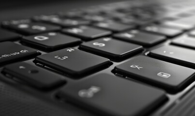 Professional Keyboard with Close-up of Number Pad and Function Keys