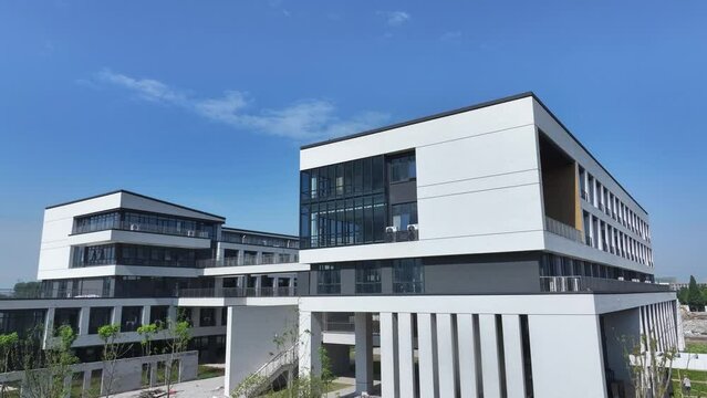 view of teaching building in campus