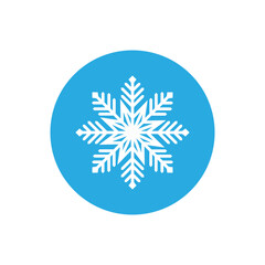 Snowflake icon vector. Winter illustration sign. Cold illustration symbol. 