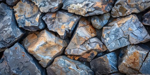 Rough Textured Stone Wall