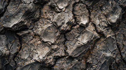 Fototapeta premium Detailed close up of forest ground texture