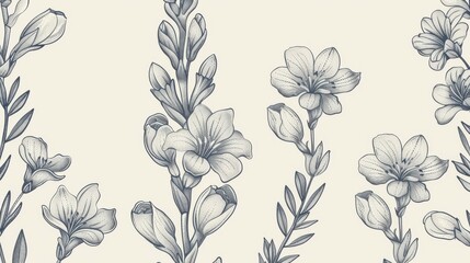 Creative Flower Doodle Themes Wallpaper Background Design Packaging Design Fashion 39 Generative AI