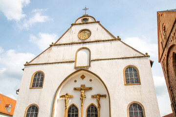 Fototapeta premium St. Peter's Cathedral (Kleine Kirche) Osnabrück Lower Saxony (in german Niedersachsen) Germany