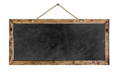 Tableau ancien suspendu au mur, fond blanc 