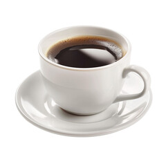 Obraz premium Cup of coffee on PNG transparent background