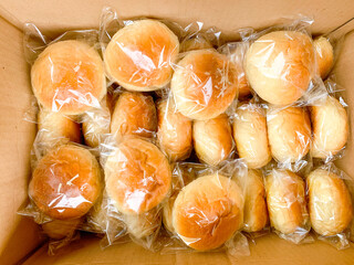 heap of a bread roll bun