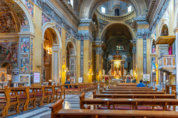 Obraz premium interior of the church