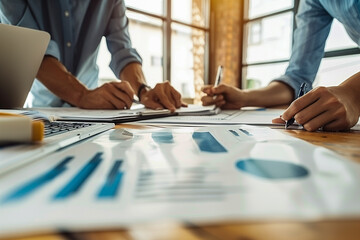 Architects and Engineers discussing construction plans. 