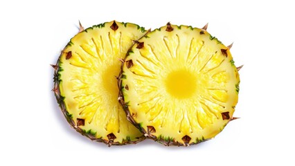 Pineapple on white background