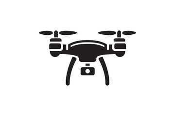 In details of Drone Vector Silhouettes. Drone 