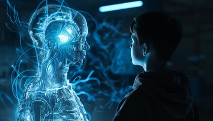 Futuristic Robot Interaction with Human