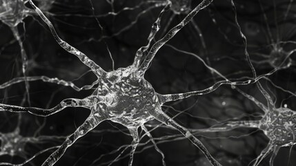 Microscopic Neuron Network with Dendrites and Synapses