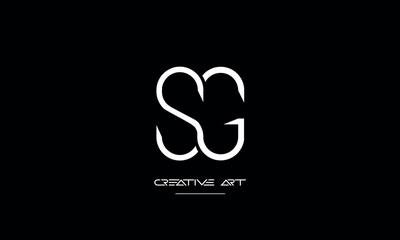 GS, SG, G, S abstract letters logo monogram