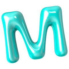 Font M 3D Render