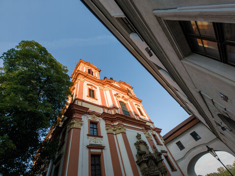 Church of the Annunciation of the Virgin Mary in Litomerice, Czech Republic.