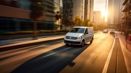 Green logistics with electric vans for sustainable and eco friendly delivery solutions