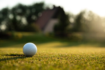 Golf course on a sunny day
