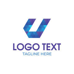Abstract Letter logo design