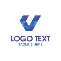 Abstract Letter logo design
